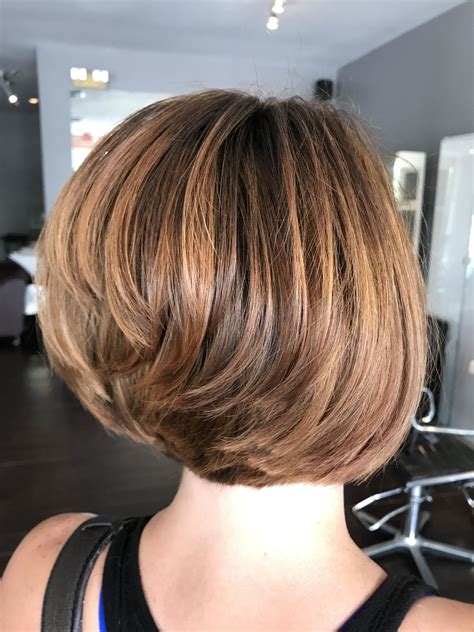 short stacked bob